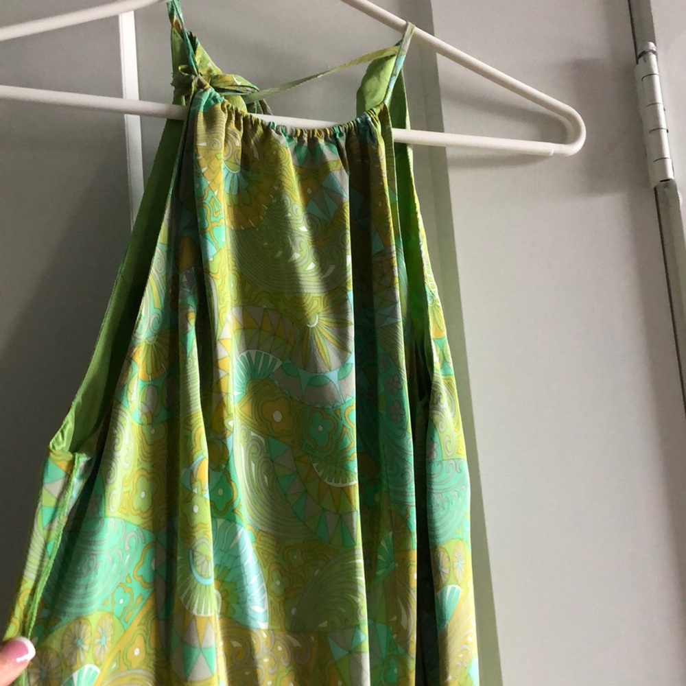 Green Paisley Dress